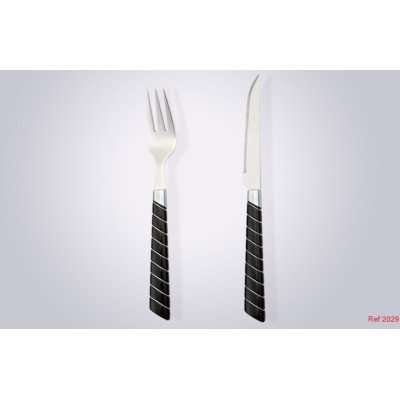 Plastic Handle Cutlery Stainless Steel Colorful Plastic Handle Cutlery