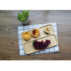 New Products Zakka Style Natural Wooden Unique Texture Baby Serving Plate Food Pate