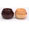 New Style Product Disposable Creative 4PCS Soup bowl Pizza Bowl Wooden bowl