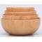 high quality eco firendly bamboo bowl wooden round bowl salad bowl