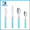 wholesale stainless steel cultery set plastic handle
