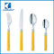 plastic handle stainless steel cutlery