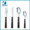 24 pcs Stainless Steel Cultery Set With Plastic Handle