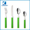 half tang plastic handle cutlery set