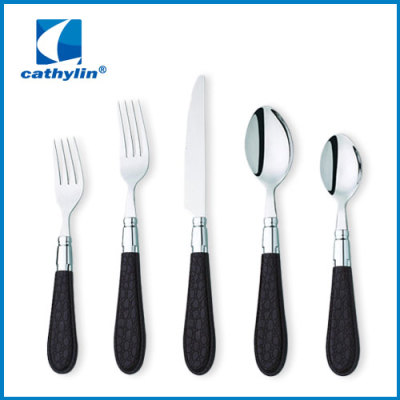 high quality plastic handle flatware, flatware cutlery