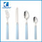 colorful handle stainless steel cultery,Picnic Cutlery Hanging Flatware Colorful