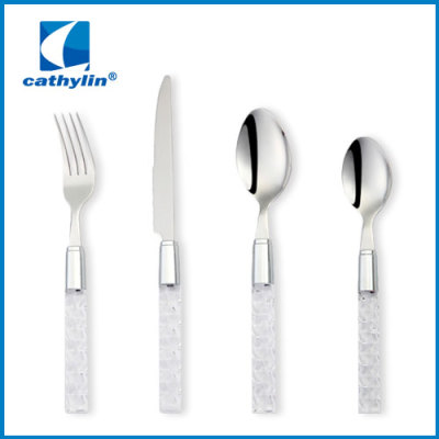 plastic handle cutlery sets wholesale fashionable cutlery sets