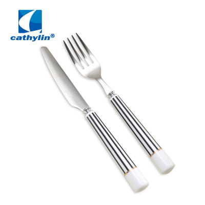 Ceramic Handle Fork And Knife