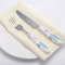 Good Quality Elegance Style Porcelain Handle Fork Knife Spoon Set