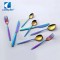 ST0093 Environment friendly stainless steel rainbow cutlery PVD coating wedding flatware set