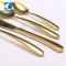 ST0012 Elegant Gold Plated Stainless Steel Cutlery Sets for Wedding and Banquet