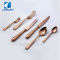 ST0055 Rose Gold Flatware Banquet Stainless Steel Cutlery Set with Textured Handle