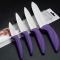 C-5A Colored plastic handle knife set classic premium kitchen knifes