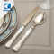 Dinnerware set Luxury Bone China flatware with ceramic handle gold cutlery sets for knife spoon