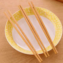 Wholesale bulk cheap prices japanese korean reusable round bamboo wood sushi eco friendly chopsticks