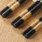 Chinese reusable black gold plated standard size alloy fiberglass chopsticks for restaurant sushi
