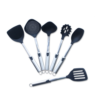 New Design wholesale small nylon kitchen utensils stainless steel kitchen cooking tool sets