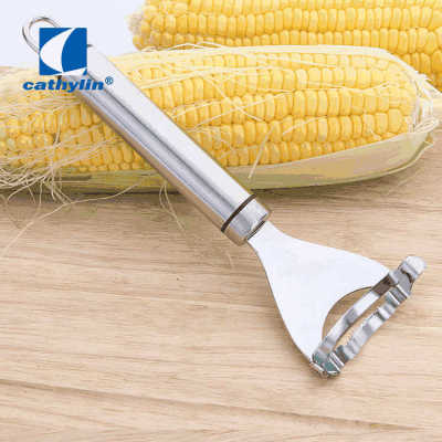 Stainless Steel Corn Stripper Corn Slicer Corn Peeler with Ergonomic Handle Kitchen Gadget