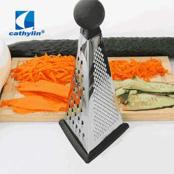 In stock 9 inches multi-function stainless steel apple carrot cone grater