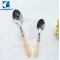 Special Desgin Acrylic Flatware Stainless Steel Cutlery Set With Plastic Handle For Gift Events