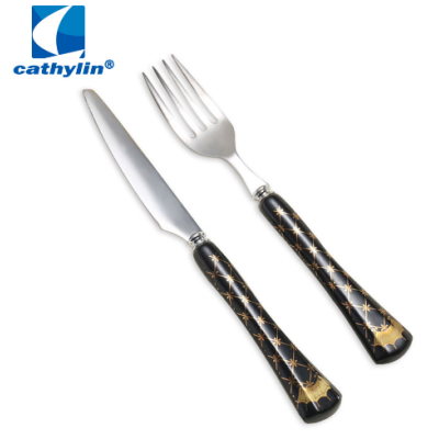 International stainless steel flatware ,fruit fork and knife set