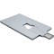 portable ultra-thin metal credit card usb flash drive