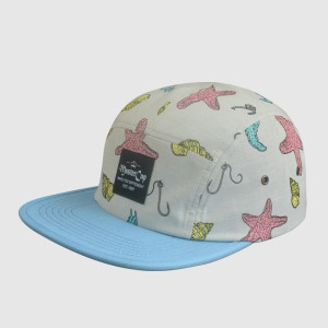 Women's Snapback Hat with Woven Label