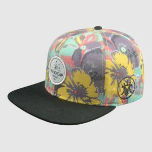 Colorful Heat Transfer Printing Snapback Cap