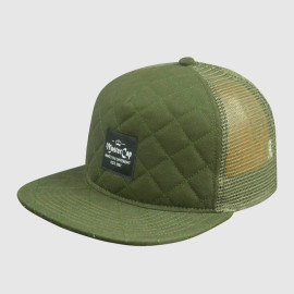 Army Green Snapback Hats with  Woven Embroidery
