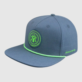 5 Panel Green Printing Snapback Hats with Embroidery
