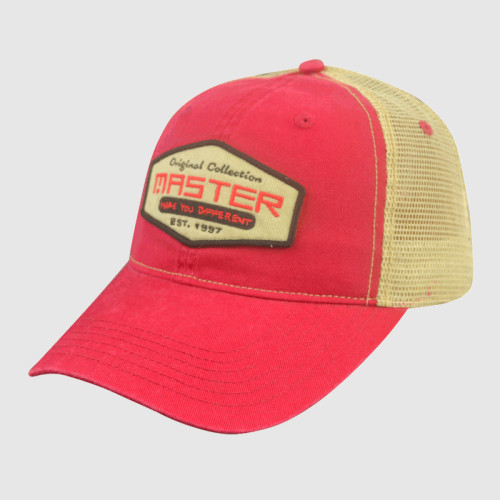 Red/Yellow Embroidery Trucker Cap