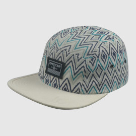 Wave Printing Snapback Caps and Hats with Woven Badge