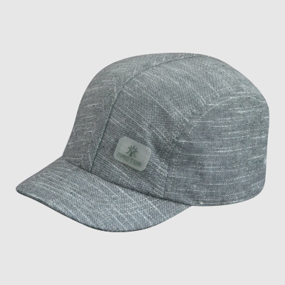 Fahion Gray Caps with Badge and Fitted Strap