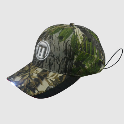 Camo Embroidery Outdoor Caps with LED