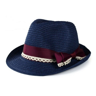 Straw Hat With Bow