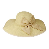 Straw Hat With Big Bow