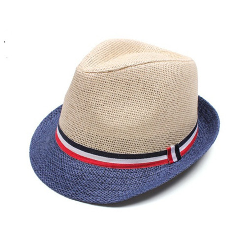 Straw Hat With Ribbon