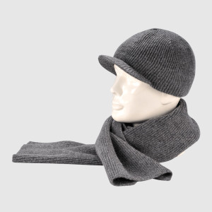 Gray Knit Winter Set