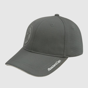 Gray Embroidery Stretch-fit Cap With Sandwich