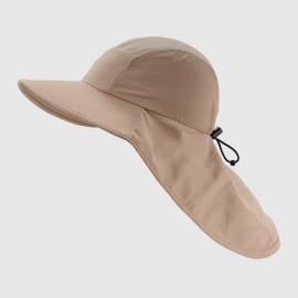 Khaki Functional Hat with Elastic Strap