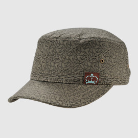 Printing Cotton Army Cap With Woven Label