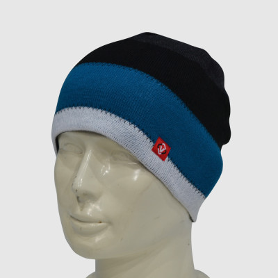 Jacquard Beanie With Woven Label