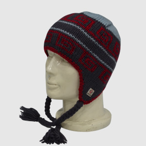 Jacquard Beanie With Woven Label