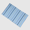 Blue Stripe Knit Scarf