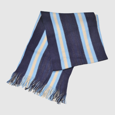 Stripe Acrylic Knit Scarf