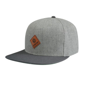 PU Badge Snapback Hats