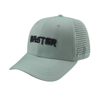 6 Panel Baseball Cap with 3D Embroidery