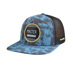 5 Panel Snapback Cap with Woven Label Badge And Embroidery Logo
