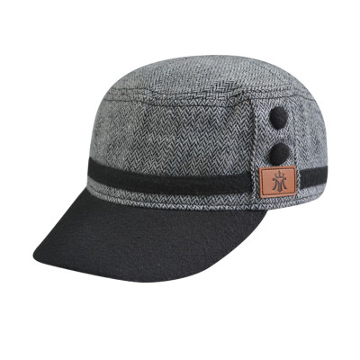 Army Cap with PU Embossed Badge