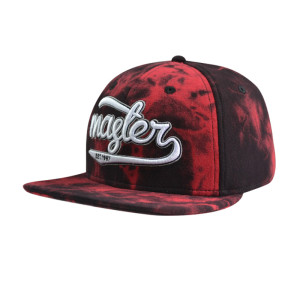 6 Panel Snapback Cap with 3D Embroidery Logo